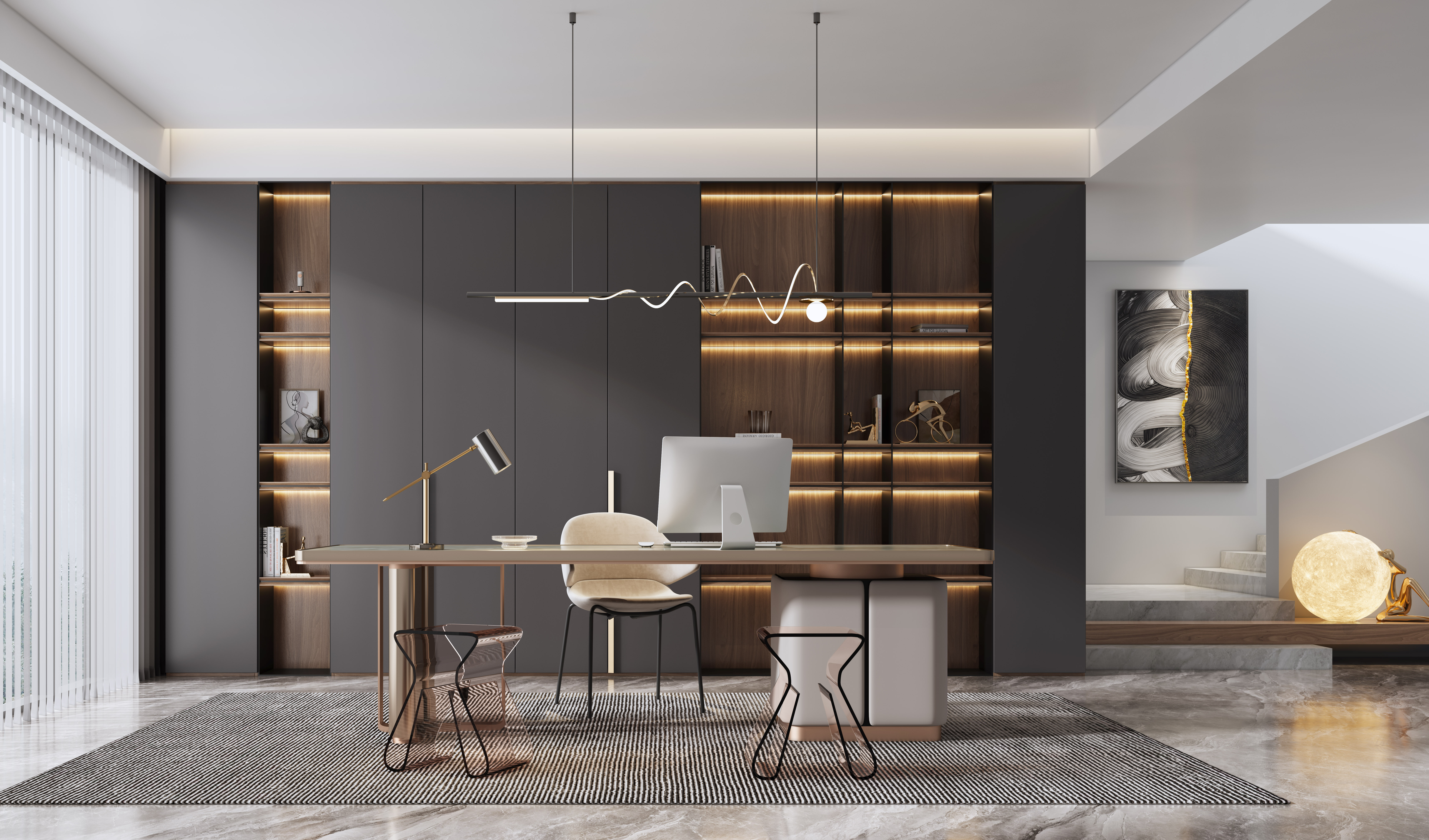 SL6108黯夜+SL1115吉亚咖胡桃